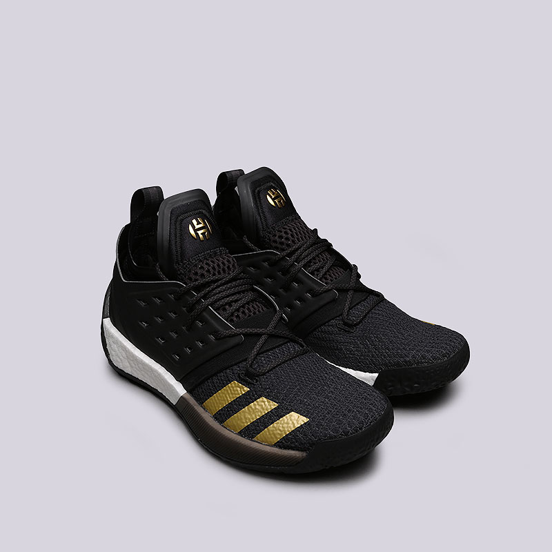  черные баскетбольные кроссовки adidas Harden Vol. 2 AH2215 - цена, описание, фото 2